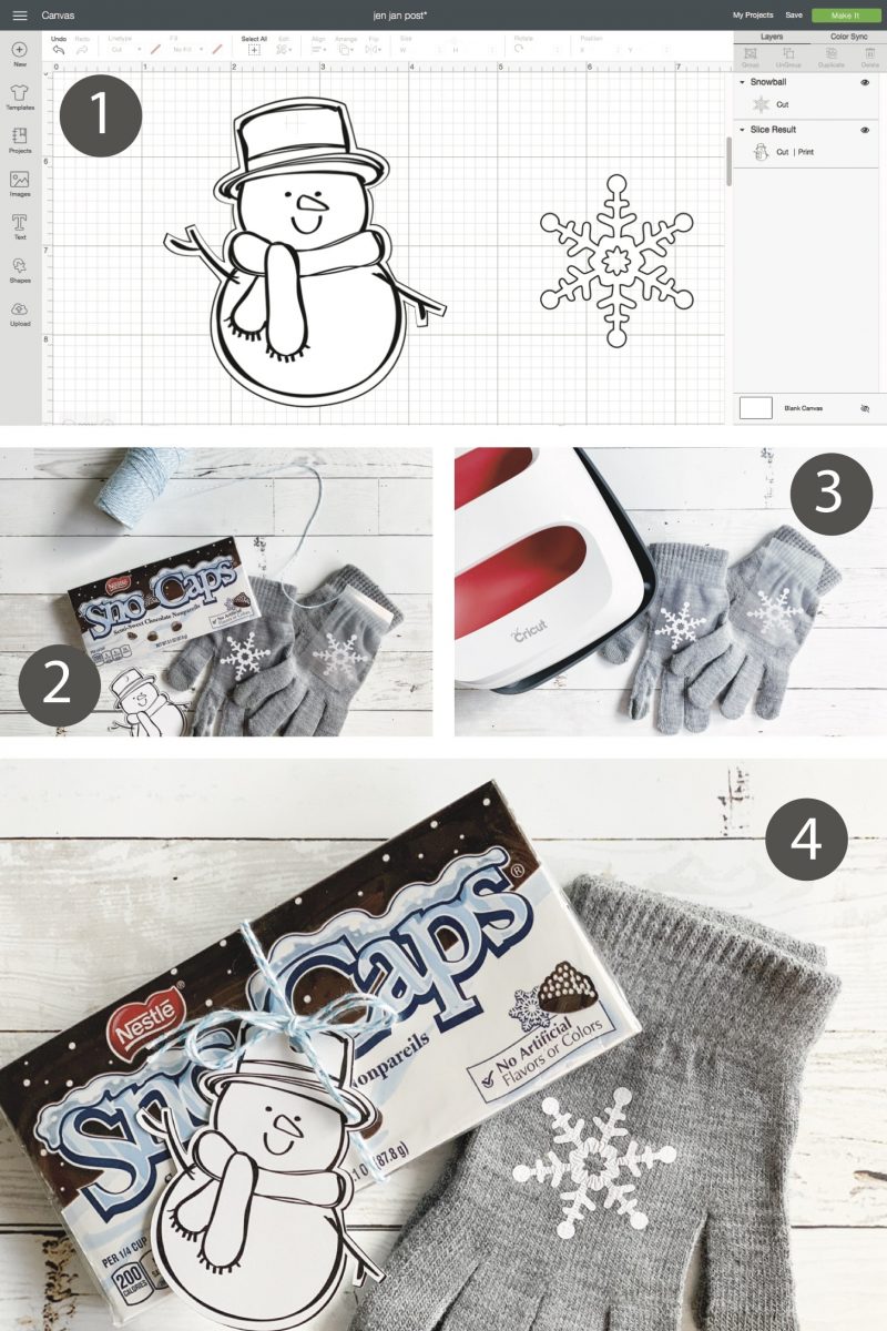 How to make your own cute Winter party favors with Cricut 