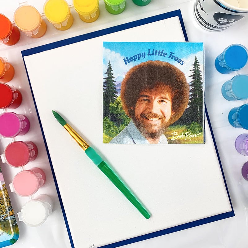 Host a Bob Ross painting party