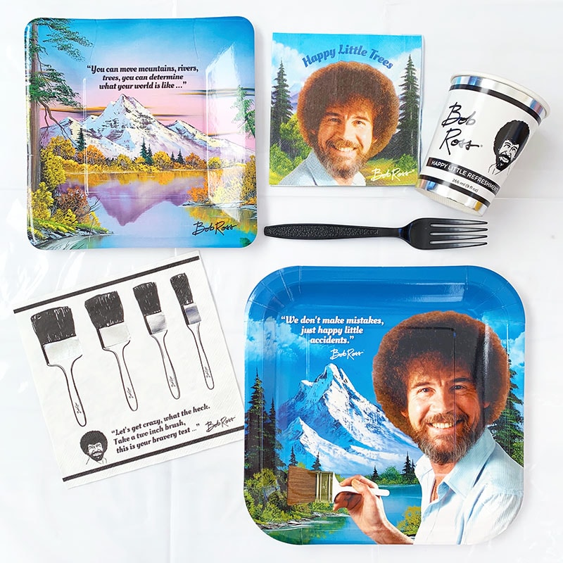 Everything You Need To Host A Bob Ross Painting Party 100 Directions
