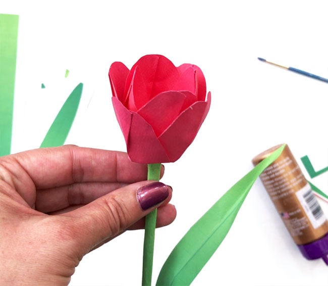 DIY Paper Tulips and a Free Printable