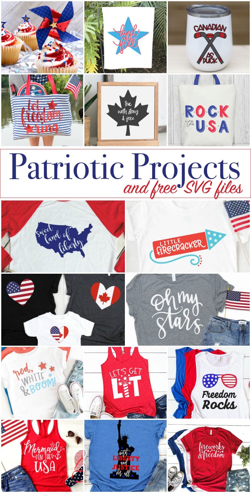 Patriotic projects and SVG files