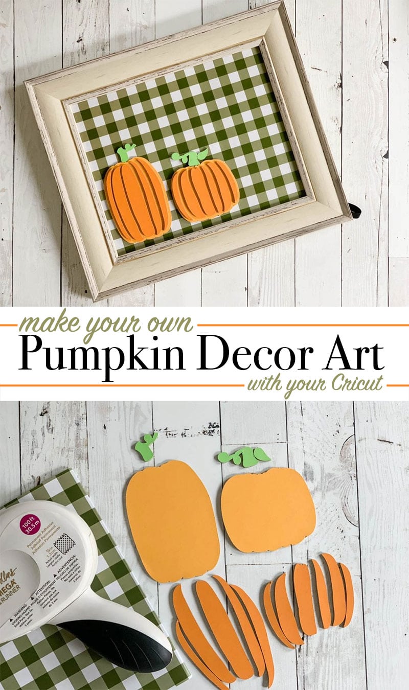 DIY Pumpkin decor art with your Cricut - project by Jessica Roe