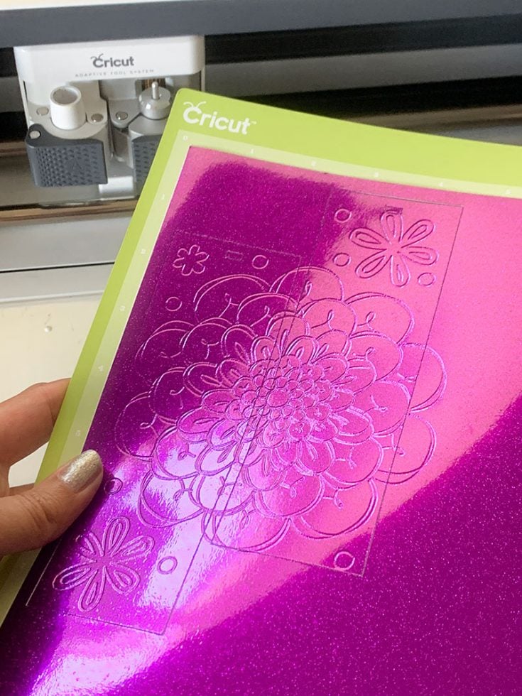 Quick Bookmark Art with Cricut Debossing Blade 100 Directions