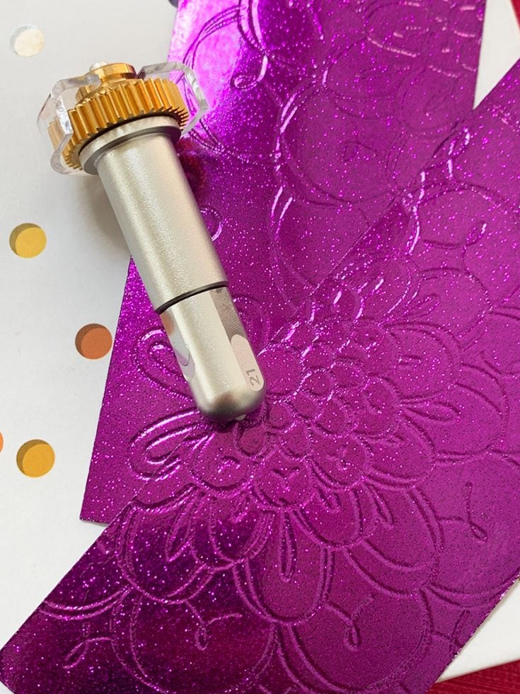 Quick Bookmark Art with Cricut Debossing Blade 100 Directions