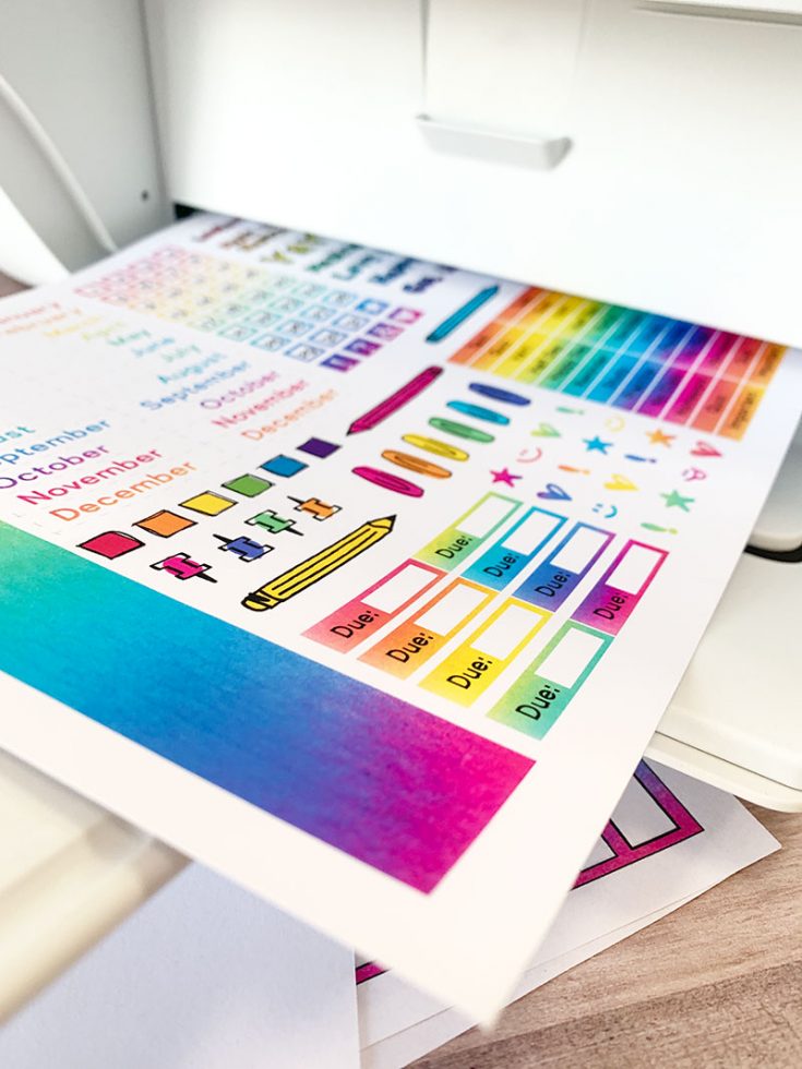 Back to School DIY with Planner Printables and Stickers 100 Directions