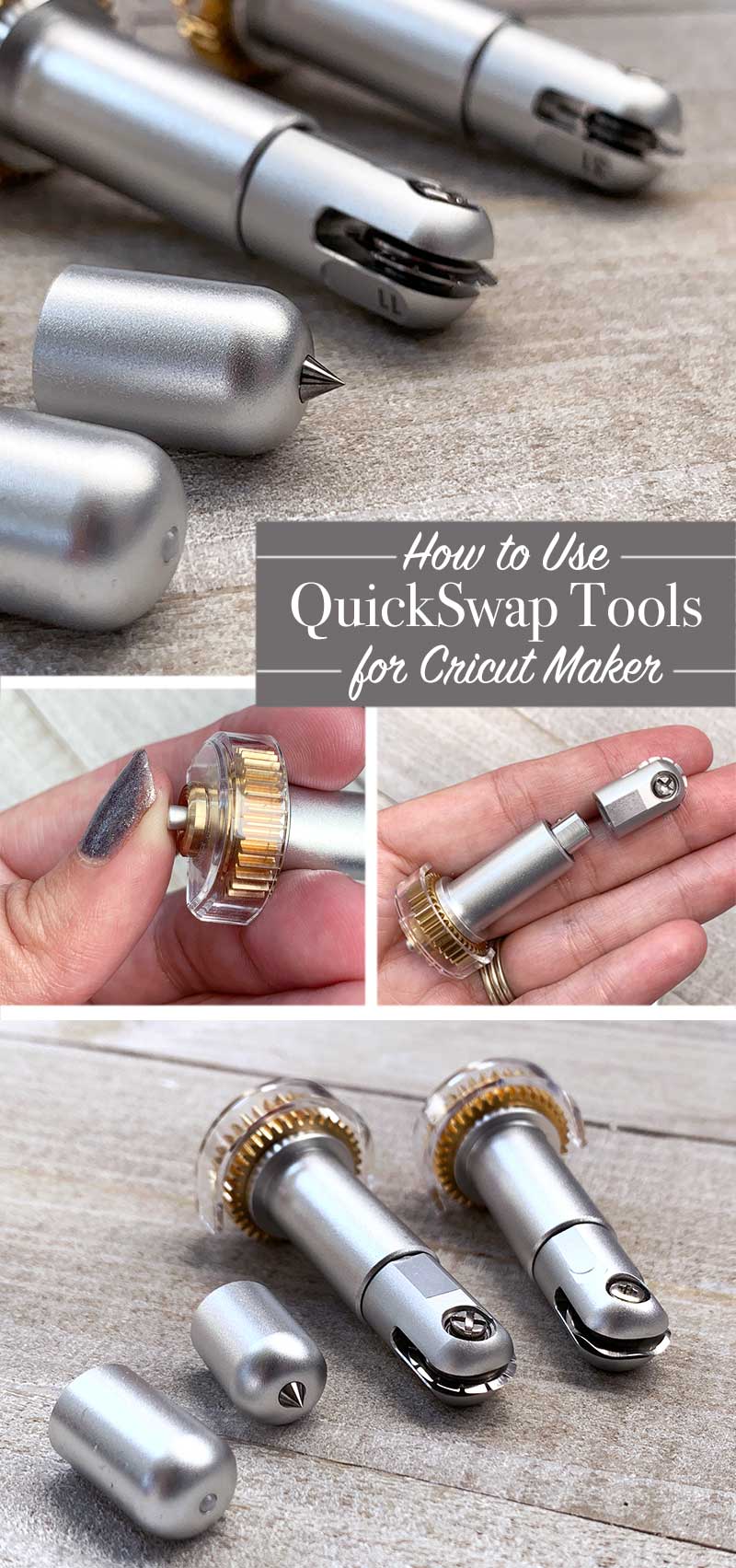 Real Girl's Realm: How to Use the Cricut Maker's QuickSwap Toolset