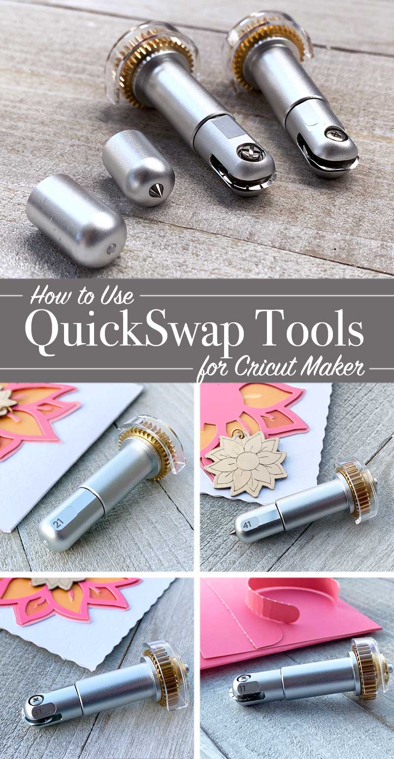 How to use Cricut QuickSwap Tools to make a cute notecard and keepsake