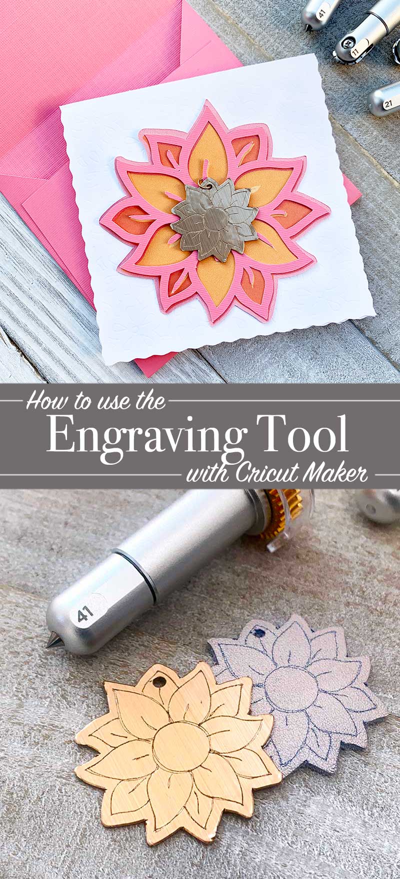 How to use the Cricut QuickSwap engraving tool to make a keepsake craft
