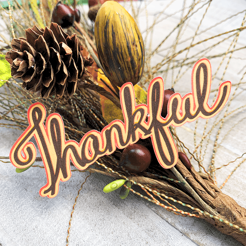 Thankful word art cut file by Jen Goode