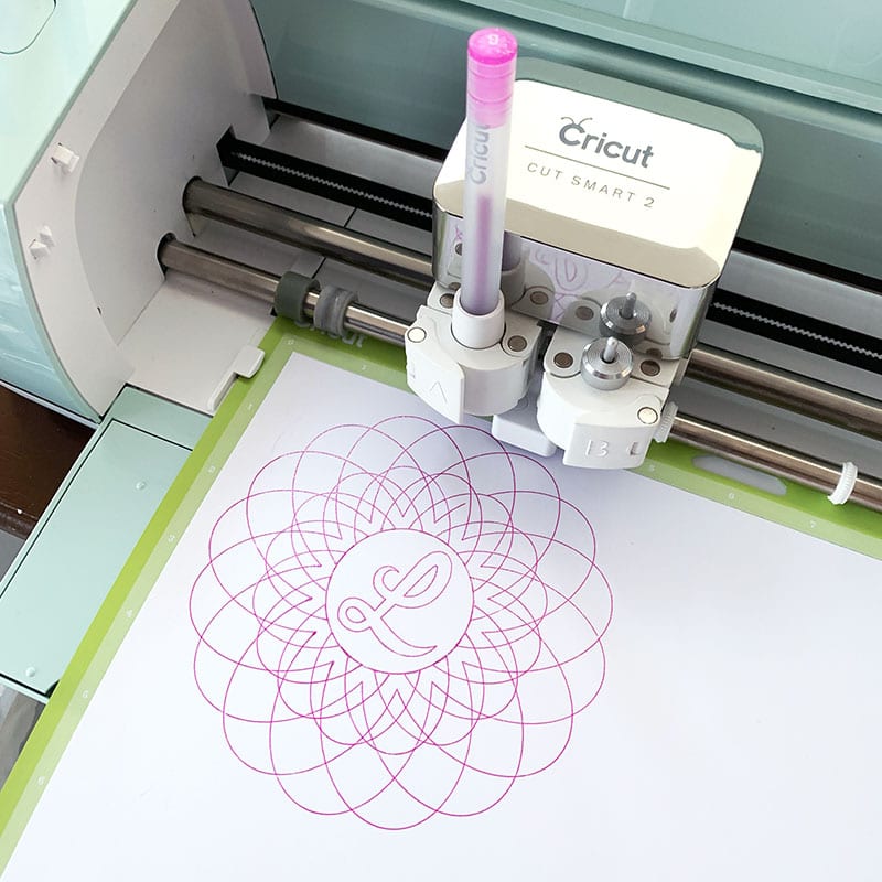 Draw personalized monogram designs with your Cricut