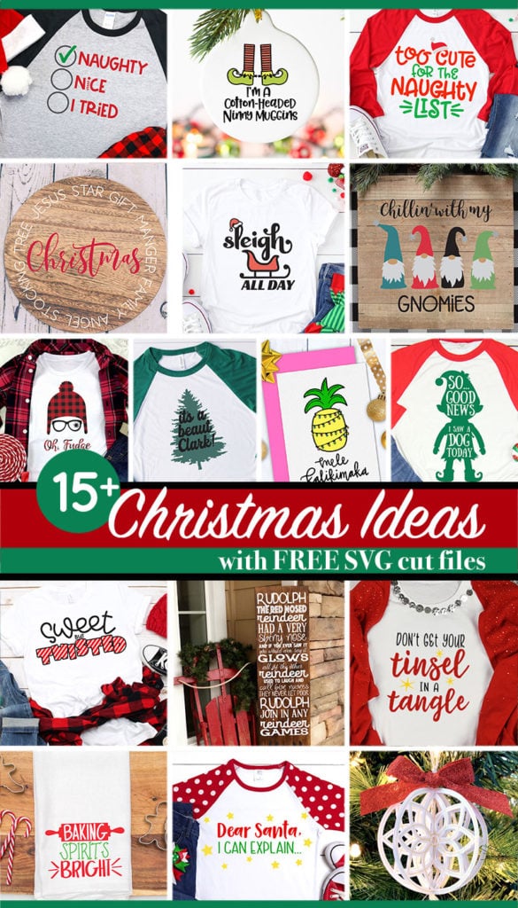 Over 15 Christmas project ideas you can make with your Cricut