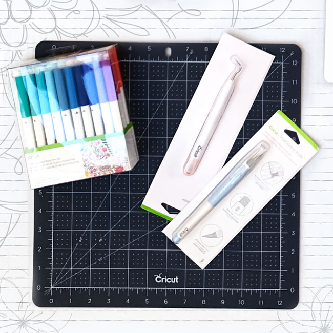 Cricut tools and pens to create all your projects with