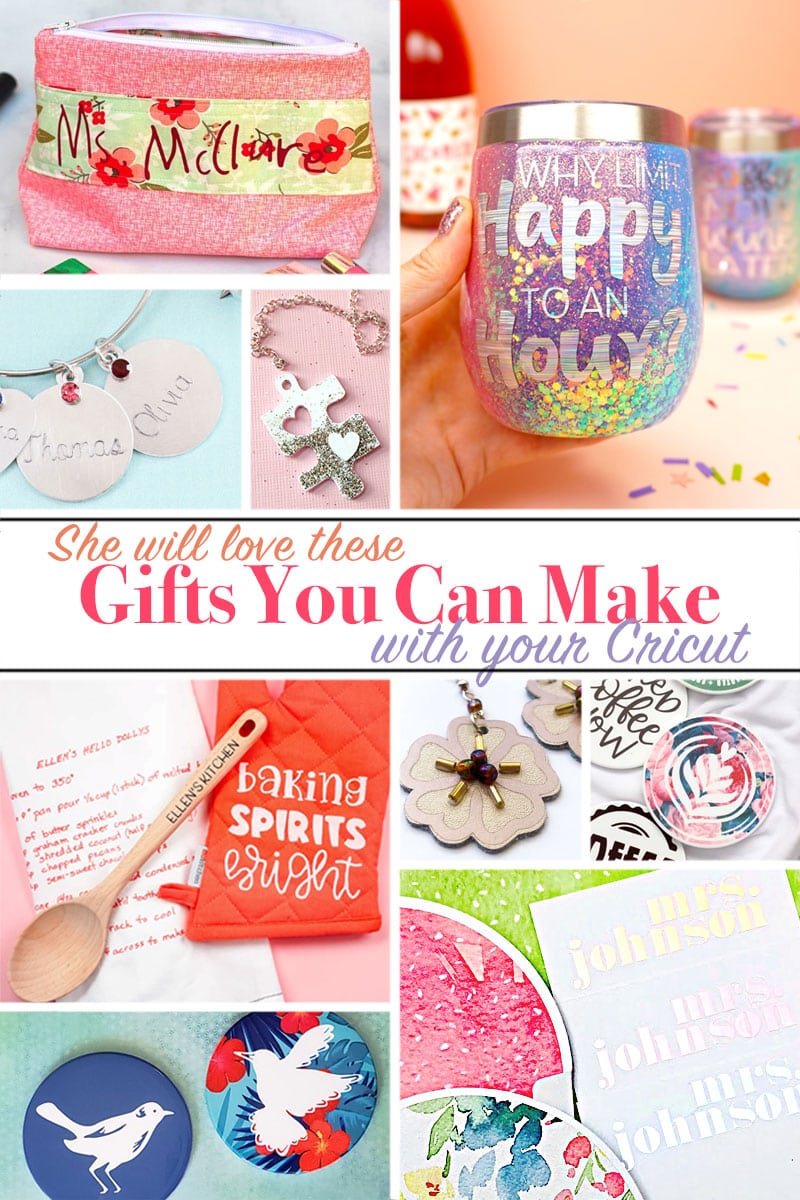 Make Personalized Gifts for Her with Your Cricut
