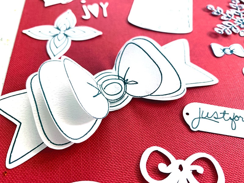 Make 3D embellishments with this Draw and Cut SVG design set by Jen Goode