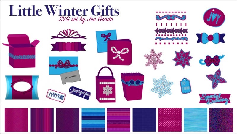 Little Winter Gifts - SVG design set by Jen Goode