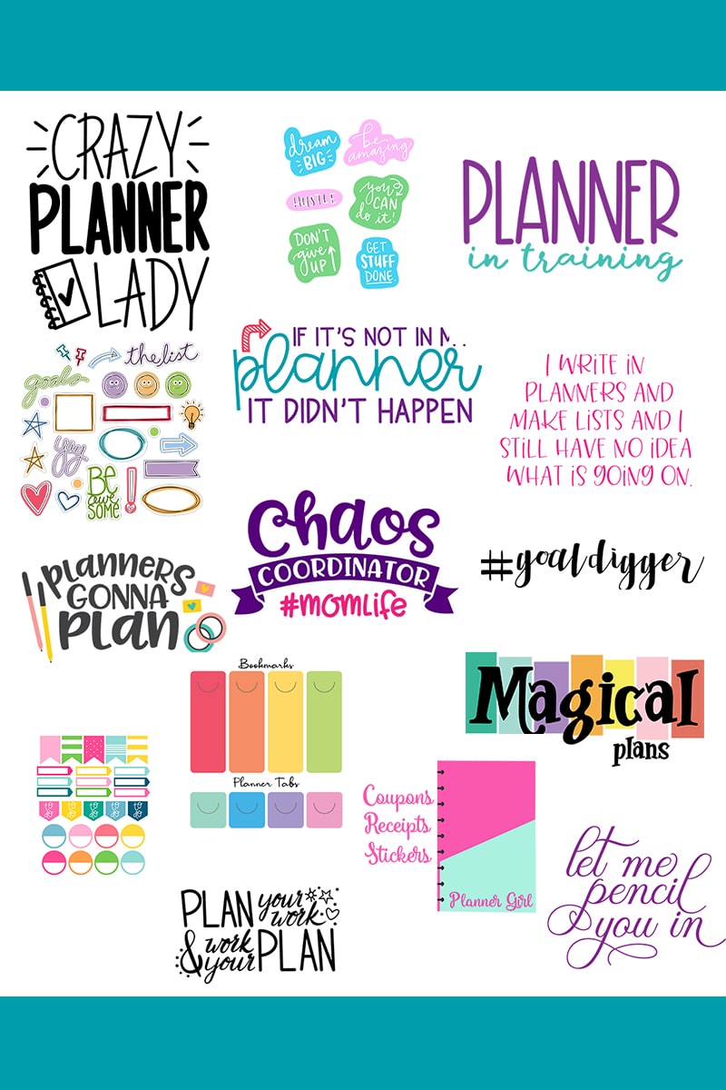 Create Cricut Joy Planner Stickers to Stay Organized