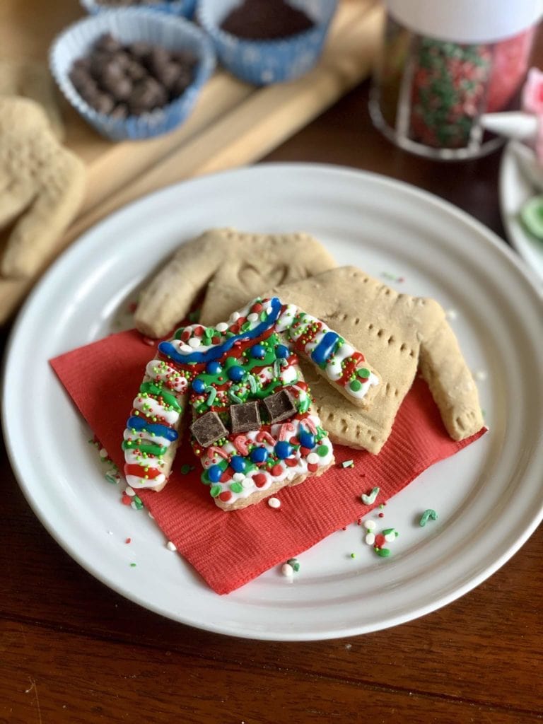 DIY Ugly Sweater Cookies for a fun party activity