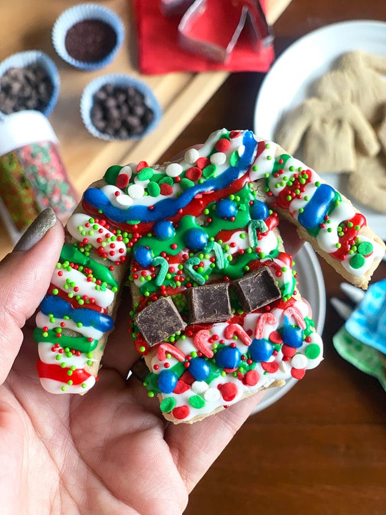 Make your own fun, decorated, ugly sweater cookies
