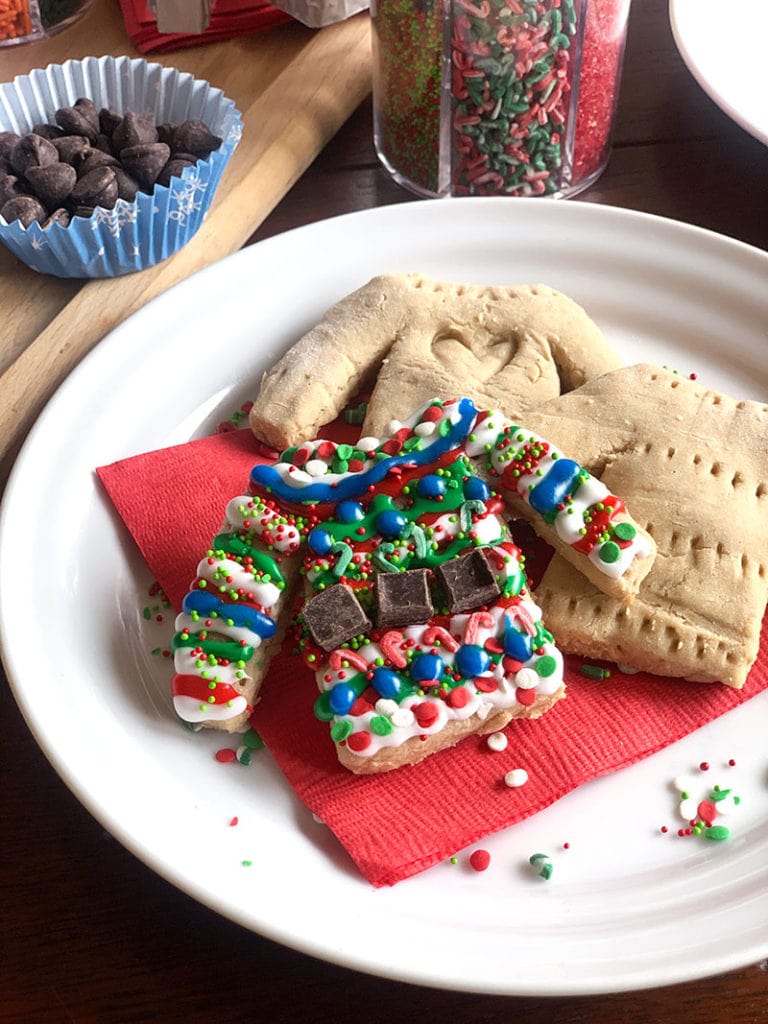 DIY Ugly Sweater Cookies for a fun party activity