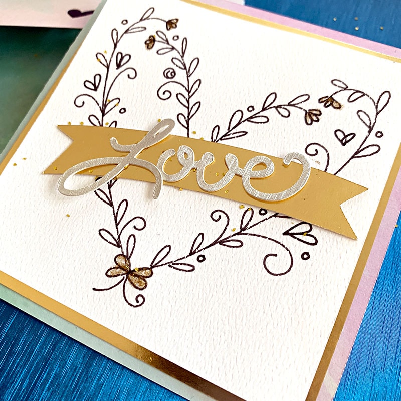 Create pretty details with your handmade cards