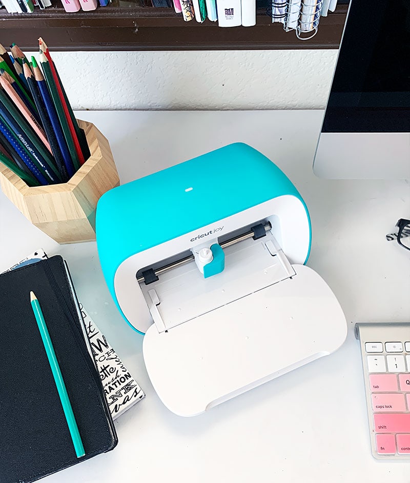 Set the Cricut joy right on your desk - it will wait for your creativity to strike and you'll be ready to go