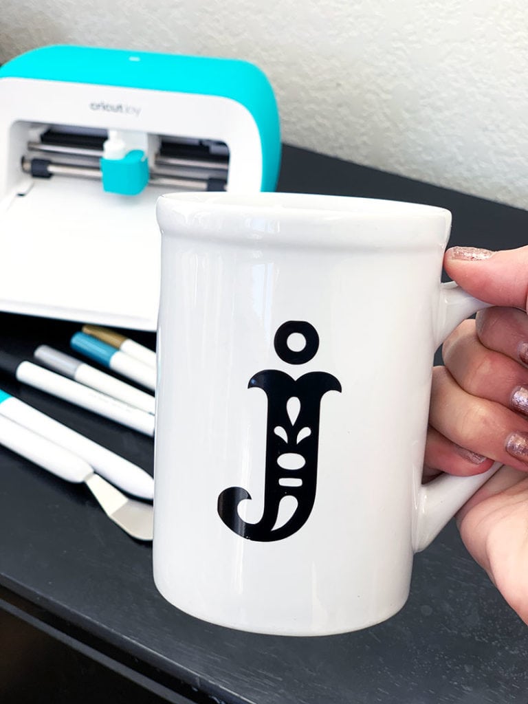 make a personalized mug with Cricut Joy in minutes!