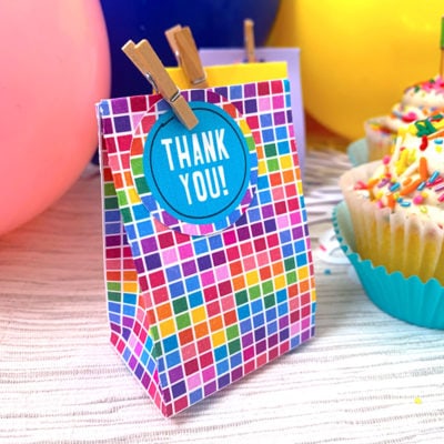 Craft mini treat bags as party favors