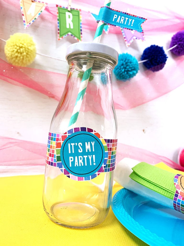 Make your own party table decor with your Cricut