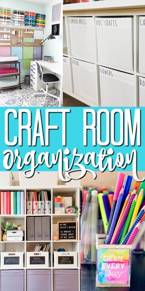 Craft room organizing tips and ideas