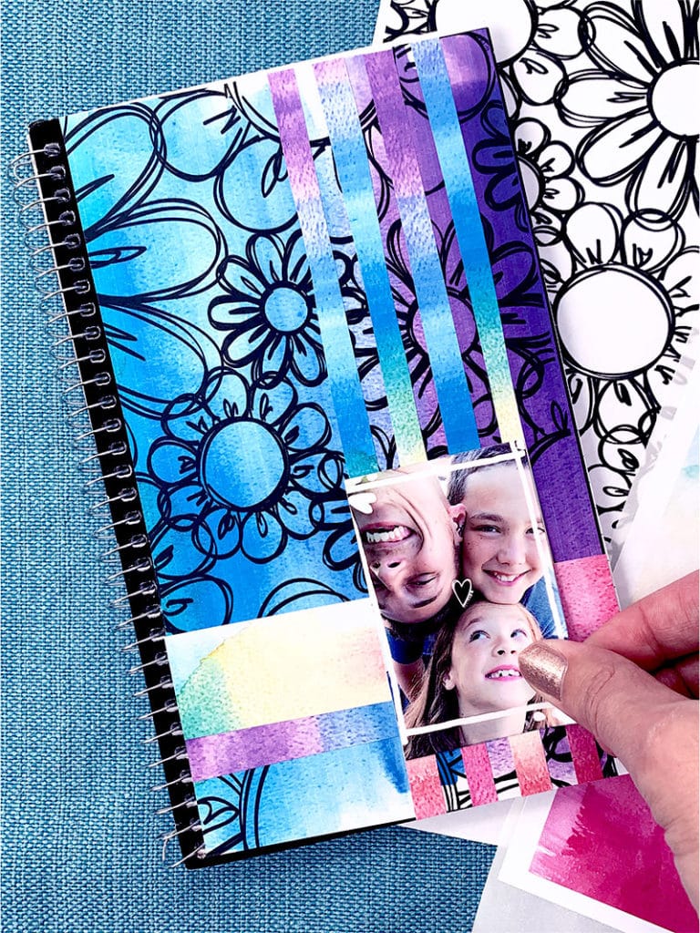 decorate your own journal cover for a personalized memory keeper