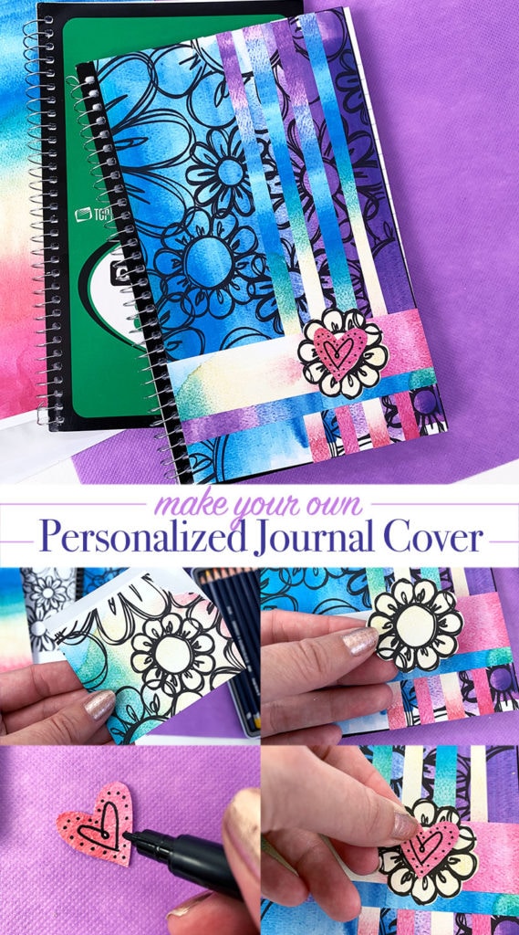 Decorate your journal with custom art and personalized designs