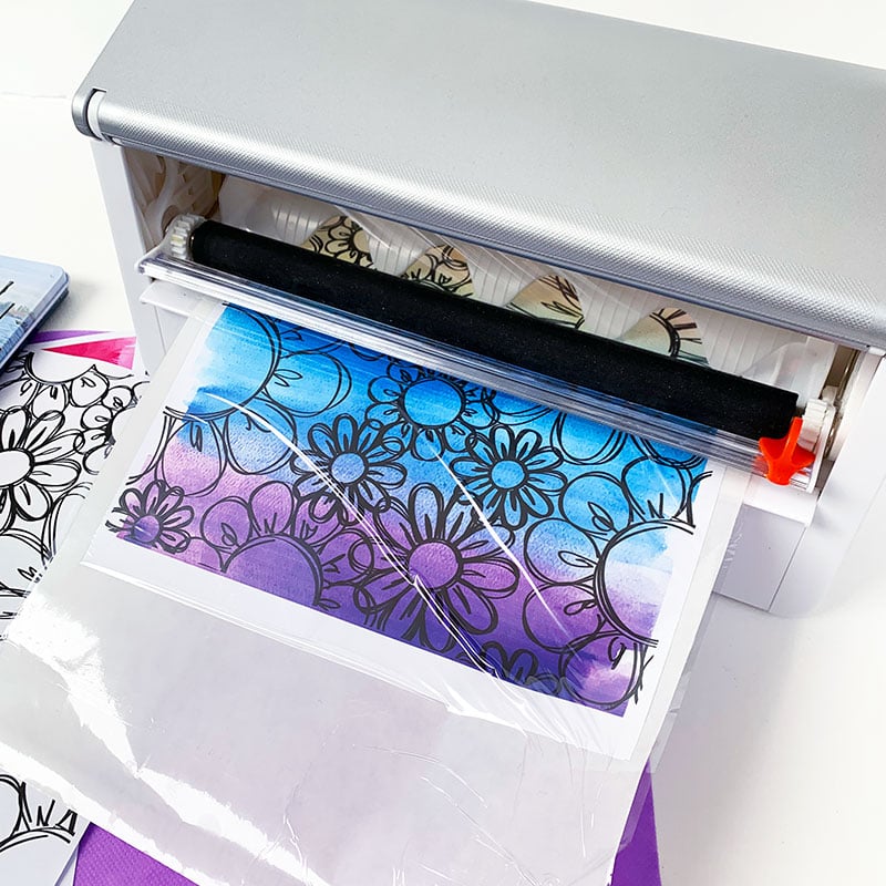 Use a Xyron to make your own sticker paper