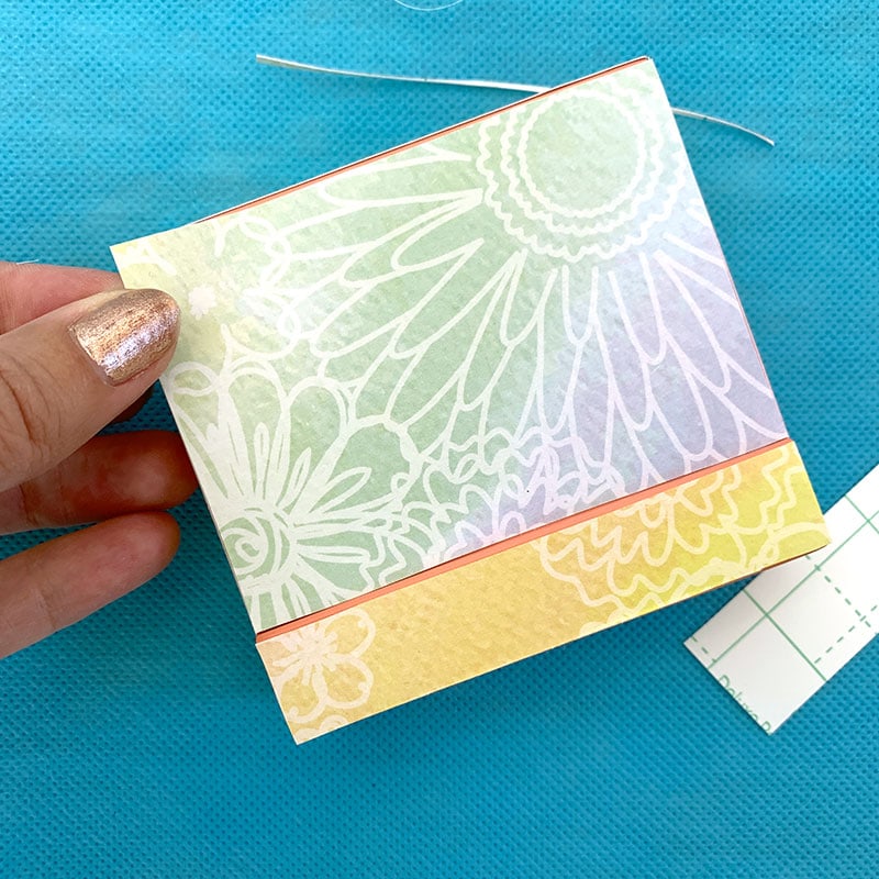 Pick coordinating designs or different parts of the same paper