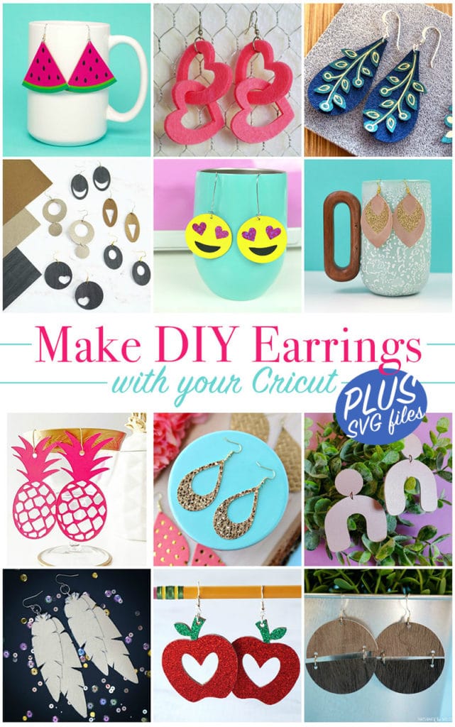 DIY Earrings you can make with your Cricut