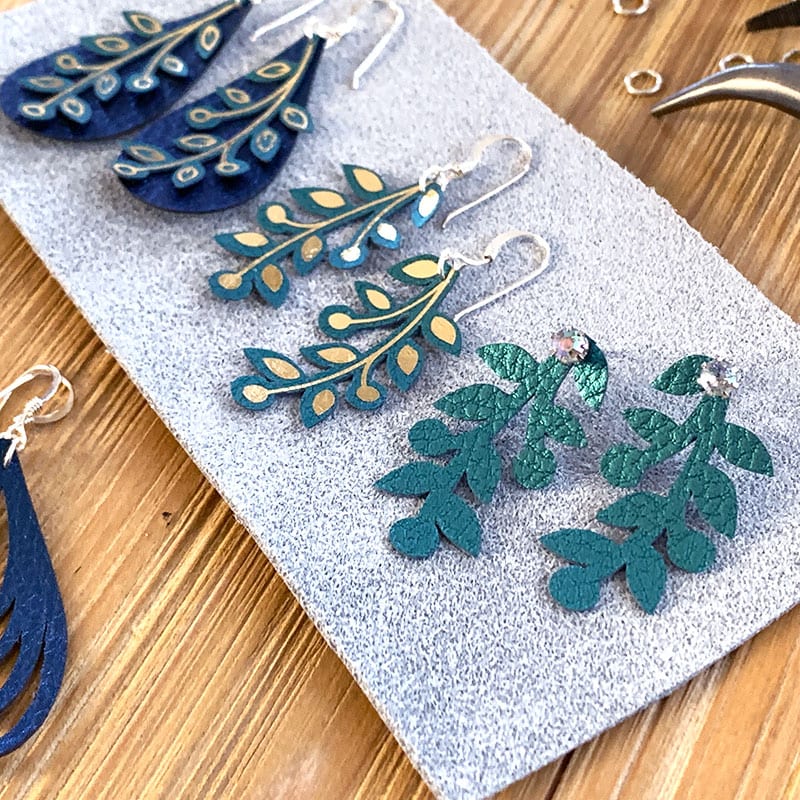 You can create a variety of mix and match earrings with this tutorial