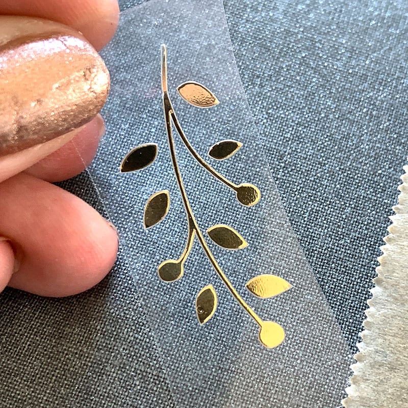 iron-on vinyl to decorate your earrings