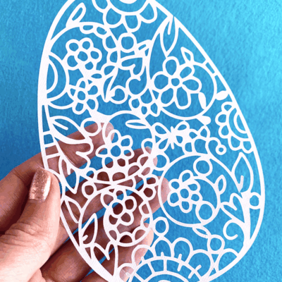 Fancy Easter Egg Cut File SVG by Jen Goode
