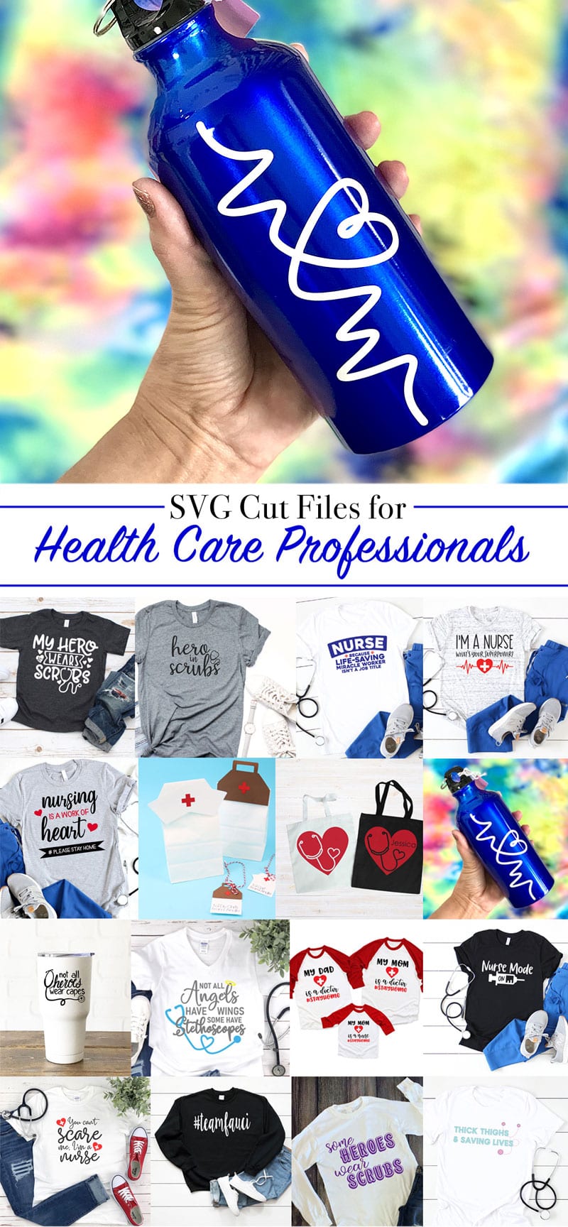 SVG Cut Files to thank Health Care Professionals - Make projects with Free SVG files