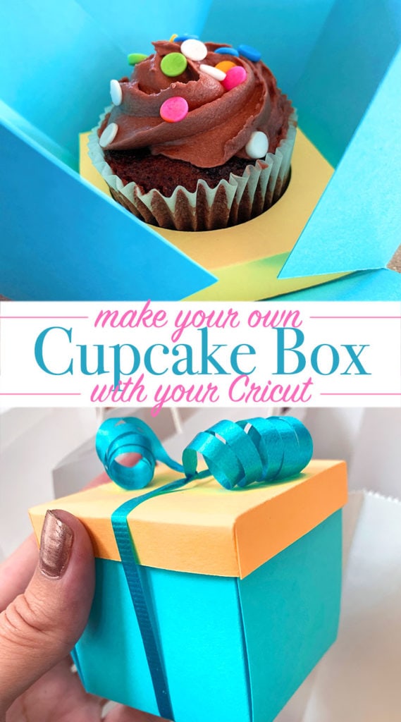 Make your own cupcake box with your Cricut - plus SVG design by Jen Goode