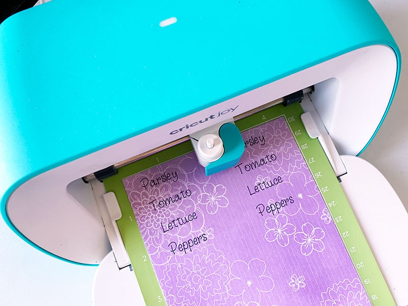 Making labels with your Cricut Joy is really simple and quick