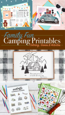 Free Family Fun Camping Printables - 100 Directions