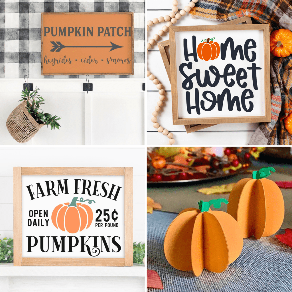 Pumpkin SVG cut files for your fall pumpkin Cricut Crafts