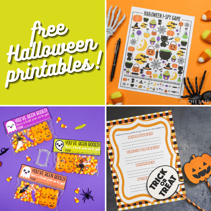 Free Halloween Printables