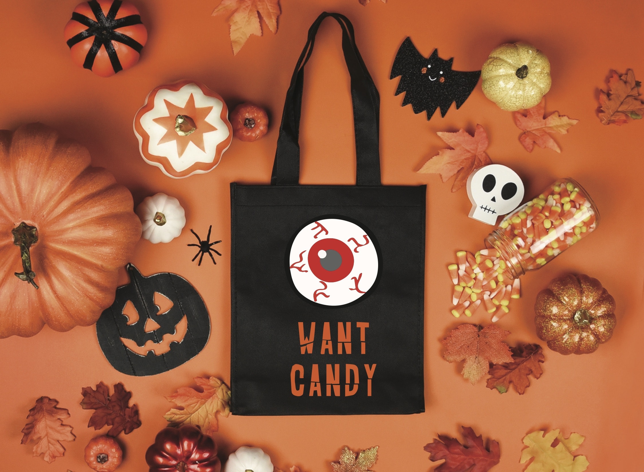 DIY Halloween Trick or Treat Bags with Cricut - Sarah Maker