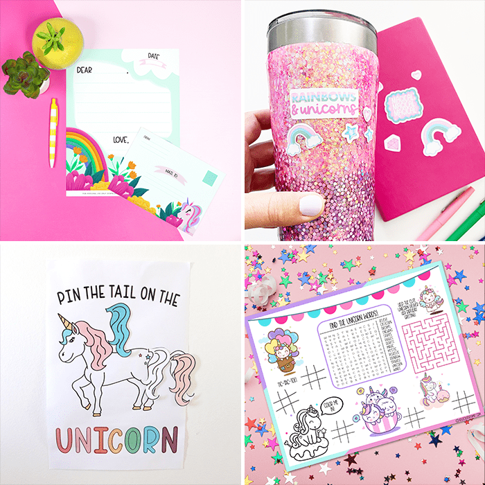 Unicorn activities and printables