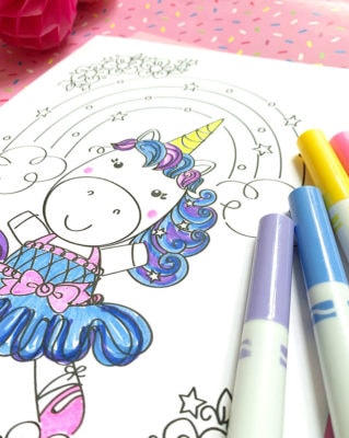 cute unicorn coloring pages and printables  100 directions
