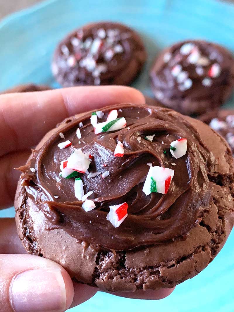 Make your own delicious peppermint chocolate cookies