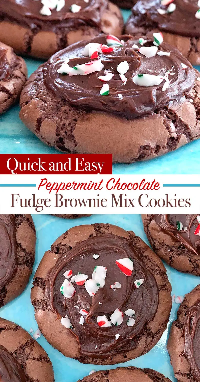 How to make easy chocolate mint cookies you can make for Christmas