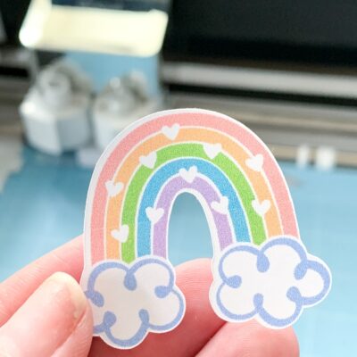 Rainbow SVG cut file designed by Jen Goode