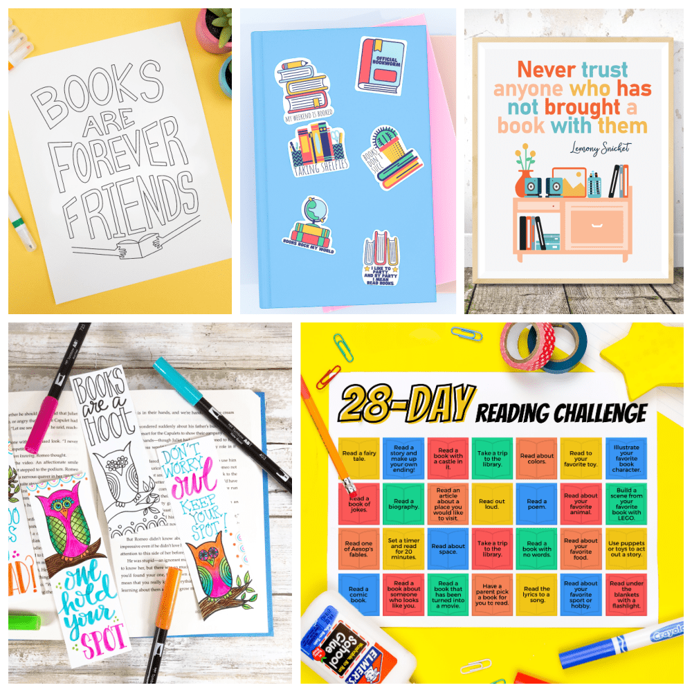 Fun reading printables you can download